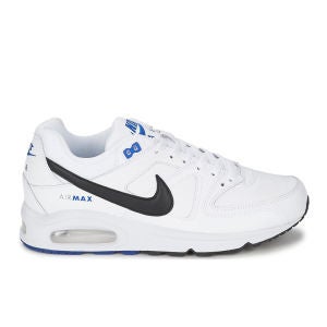 Nike Men's Air Max Command Leather Trainers - White/Black/Blue