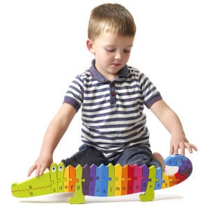 Orange Tree Toys Alphabet Crocodile Puzzle