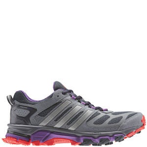 adidas Women's Response Trail 20 Running Shoe Night Shade/Metallic Silver/Hi - Res Red
