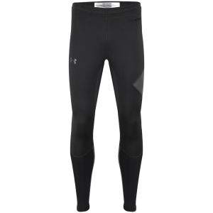 Under Armour Men's Stealth Storm Tights - Black/Hyper Green/Reflective