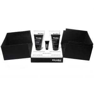 Kyoku for Men Gift Box - Razor Repair Balm, Exfoliating Facial Scrub, Daily Facial Cleanser, Lip Fuel , Oil Control Lotion