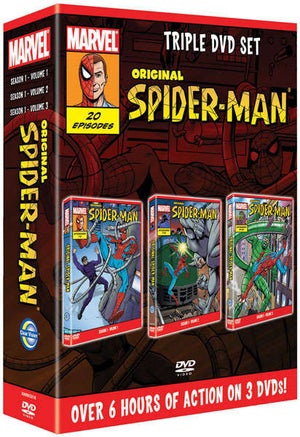 Original Spider-Man: Triple DVD Set - Season 1 Volume 1, Season 1 Volume 2 and Season 1 Volume 3