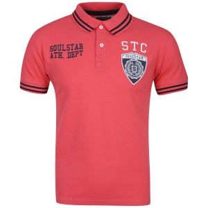 Soul Star Men's Grad Polo Shirt - Pink