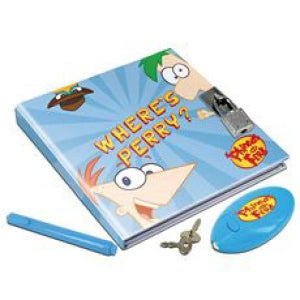 Phineas And Ferb Secret Design Note book & Pen