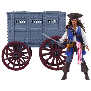 Pirates Of The Caribbean: Battle Pack Wave #1 Jack Sparrow with Paddy Wagon
