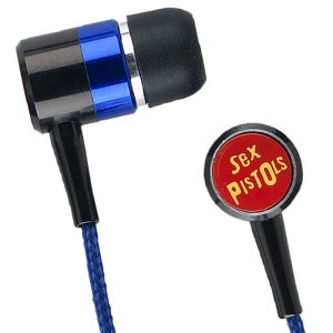 Section 8 Sex Pistols Earphones in Tribute Packaging