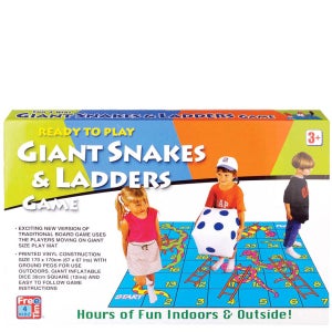 Ready To Play Giant Snakes & Ladders Game