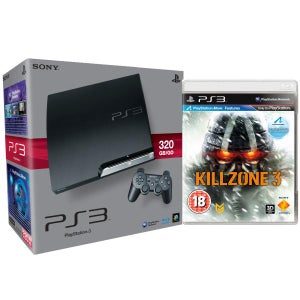 Sony Playstation 3 Slim Console (320 GB) Bundle (Includes Killzone 3)