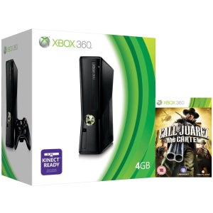 Xbox 360 4GB Arcade Console Bundle (Includes Call Of Juarez® The Cartel)