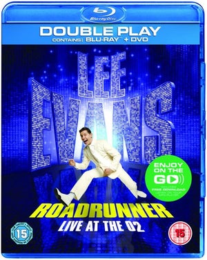 Lee Evans: Roadrunner - Live at The O2 - Double Play (Blu-Ray and DVD)