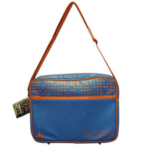 Joystick Junkies: Blue and Orange Invaded Flight Bag 13.4 Inch