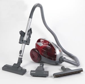 Hoover 2000W Freespace Bagless Cylinder Vacuum Cleaner (Red)