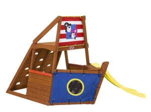 Captain Plum Pirate Ship Wooden Play Centre