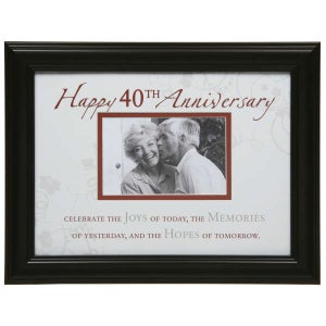 Moments 40th Anniversary Photo Frame