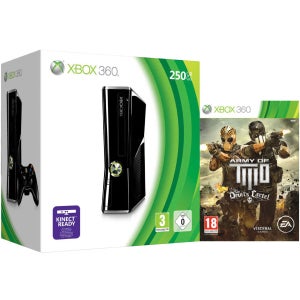 Xbox 360 250GB Matte Black Console: Bundle Includes (Army Of Two: The Devil's Cartel)