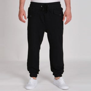 Brave Soul Men's Drawcord Jogging Bottoms - Black