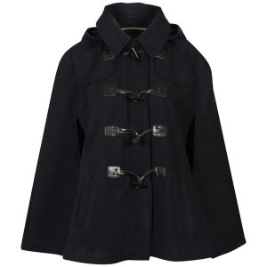 Brave Soul Women's Octopus Cape with Hood - Navy