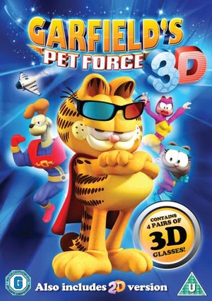 Garfield's Pet Force 3D (Including 4 Pairs of 3D Glasses)