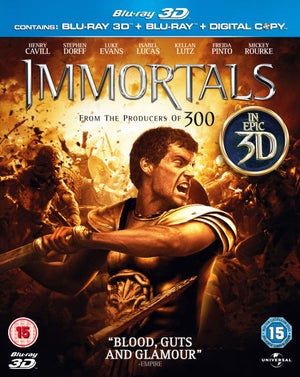 Immortals 3D (3D Blu-Ray, 2D Blu-Ray and Digital Copy)
