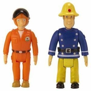 Fireman Sam 2 Pack Action Figures Fireman Sam & Pilot