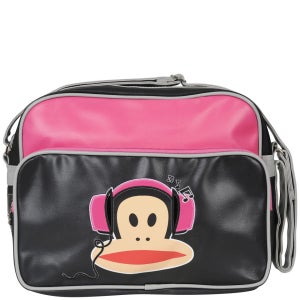 Paul Frank Headphones Messenger Bag - Fuschia/Black
