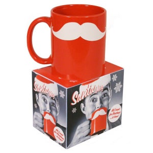 Santa Moustache Mug