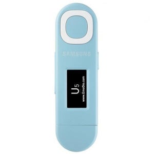 Samsung U5 4GB MP3 Player - Blue (SAMU5BL4G)