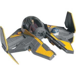 Star Wars Anakin's Jedi Starfighter Snaptite Model
