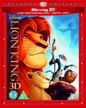 The Lion King 3D (3D Blu-Ray, 2D Blu-Ray and DVD)