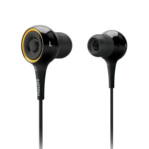 Philips In-Ear Earphones with Virtual Surround Sound - Black (SHE6000/10)