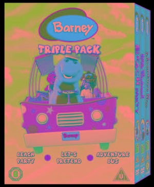Barney Triple (Beach Party / Let's Pretend / Adventure Bus)