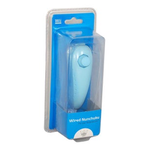 Wii Blue Nunchuck (Crown Brand)