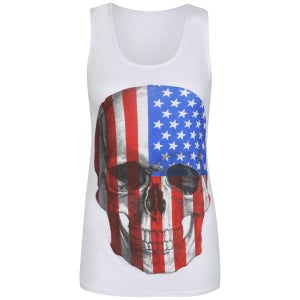 Influence Women's American Skull Vest - White