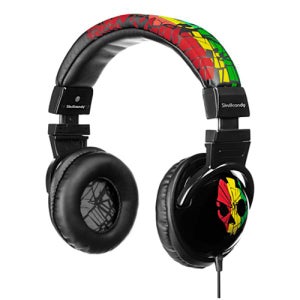 Skullcandy 2010 Hesh Headphones - Shattered Rasta