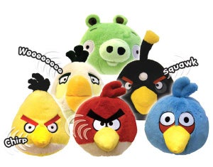 Angry Birds 4 Inch Plush with Sound - Assortment