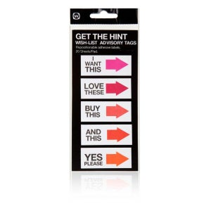 Get The Hint - Wish List Sticky Notes