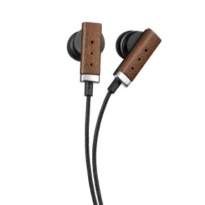 Pioneer SE-CL24-T Closed In-Ear Leather Belt Shaped Earphones - Brown