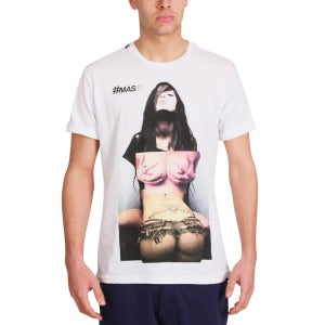 #Mas-if Men's Tryptych Tits T-Shirt - White