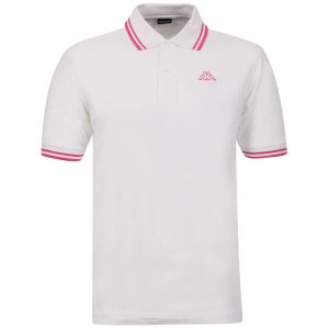 Kappa Men's Lamot Polo - White/Fuchsia