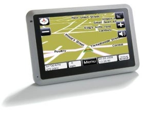 Sat Nav View Quest widescreen with UK Maps