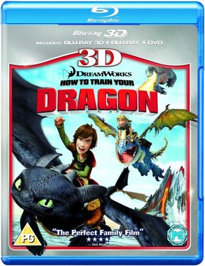 How to Train Your Dragon 3D (3D Blu-Ray, 2D Blu-Ray and DVD)