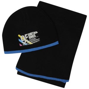 Smith & Jones Men's Alexandro Hat and Scarf Set - Black