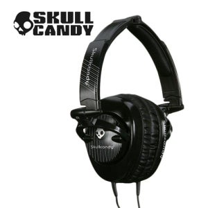Skullcandy Skullcrushers Headphones (Black Pinstripe)