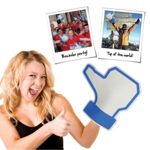 Social Like Foam Hand