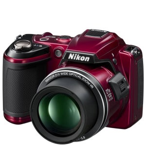 Nikon Coolpix L120 Digital Camera - Red (14MP, 21x Optical Zoom) 3 Inch LCD Refurbished