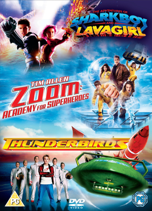 Zoom/Thunderbirds/The Adventures Of Shark Boy And Lava Girl