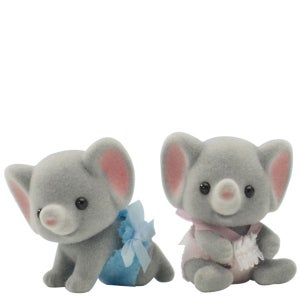Sylvanian Families  Elephant Twin Babies