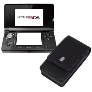 Nintendo 3DS Console (Cosmic Black) Bundle: Includes Free Executive Case