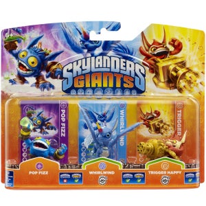 Skylanders: Giants: Triple Pack A (Includes Pop Fizz, Trigger Happy and Whirlwind) - PS3