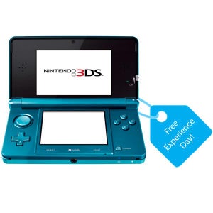 Nintendo 3DS Console (Aqua Blue) Bundle: Includes Free Experience Day